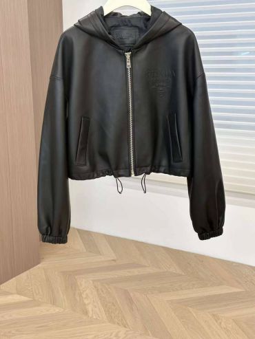 Кожаная куртка Prada LUX-93793